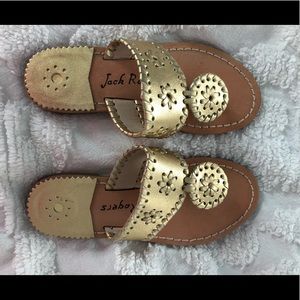 Jack Rogers Little Girls Sandals - gold